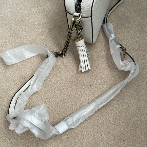 Michael Kors Crossbody white studded leather purse - Picture 7 of 10